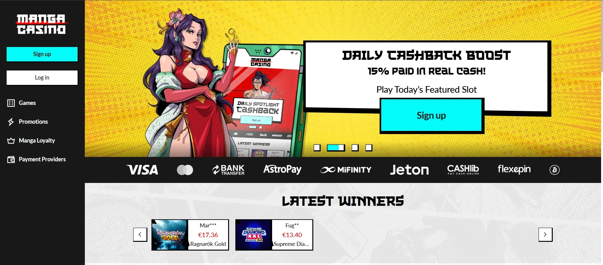 Manga online casino